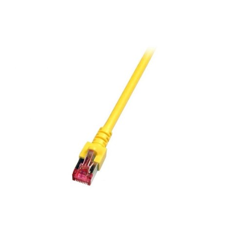 Patchcord 100% miedź EFB Cat.6 LSZH S/FTP, 1m, żółty