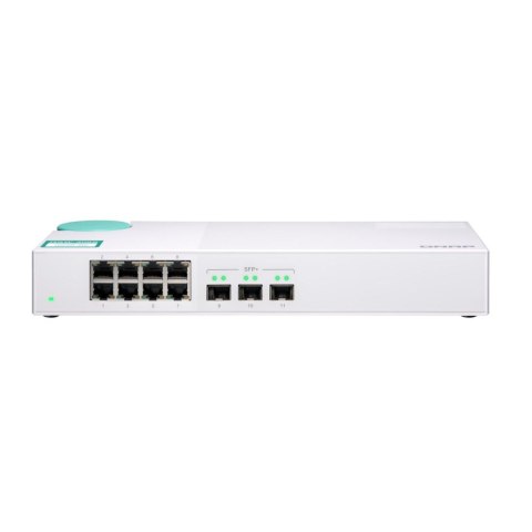 Switch niezarządzalny QNAP QSW-308S 8x1GbE RJ45 3x10GbE SFP+