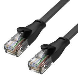 Patchcord UNITEK C1814GBK Cat.6 Płaski, UTP, RJ45, 15m