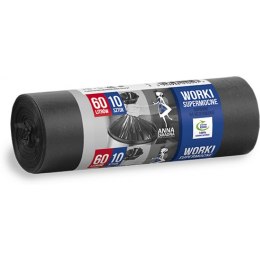 WORKI NA ŚMIECI 60L LDPE CZARNE (10)