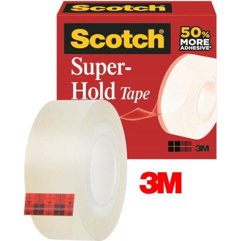 Taśma biurowa Scotch Super-Hold 19mm/25.4m transparentna