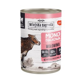 Wiejska Zagroda Monobiałkowa dla kota Wołowina 400g