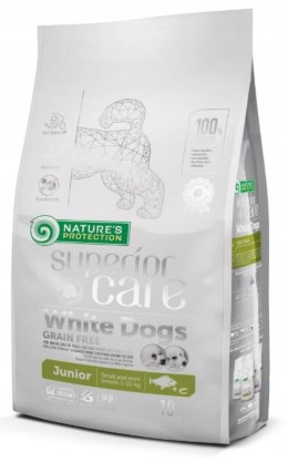 Nature's Protection White Dogs Grain Free Białoryba Junior Small and Mini Breeds 10 kg