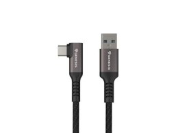 Kabel Genesis USB-C (M) -> USB-A (M) 3.1 Gen 1 3M 5GB/S PD 15W VR Czarny