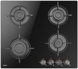Płyta gazowa AMICA PGCD6100BoB czarna szkło