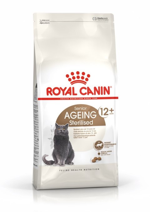 ROYAL CANIN Senior Ageing 12+ Sterilised - sucha karma dla kota - 4 kg