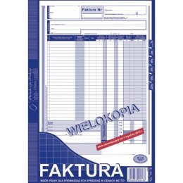 FAKTURA VAT A4 (WIELOKOPIA)