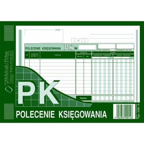 POLECENIE KSIĘGOWANIA A5 (OFFSET)