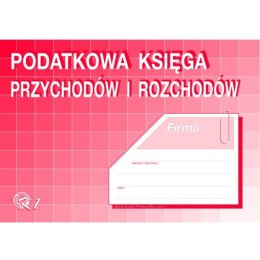 PODATKOWA KSIĘGA PRZYCHODÓW I ROZCHODÓW A4 48 KART