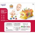 WOOPIE BABY Interaktywny Autobus Montessori Edukacyjny 6w1 Młoteczek Cymbałki +18 m