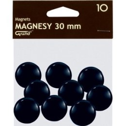 Magnesy do tablic Grand śr.30mm czarne (10)