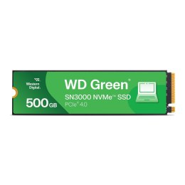 Dysk SSD WD Green SN3000 500GB M.2 2280 NVMe (5000/4100 MB/s) WDS500G4G0E