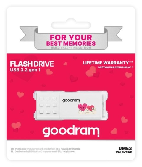 Pendrive GOODRAM VALENTINE UME3 16GB USB 3.2 Gen 1