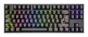 GENESIS Thor 404 TKL klawiatura Gaming USB QWERTY Niemiecki Czarny