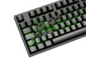 GENESIS Thor 404 TKL klawiatura Gaming USB QWERTY Niemiecki Czarny