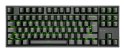 GENESIS Thor 404 TKL klawiatura Gaming USB QWERTZ Niemiecki Czarny