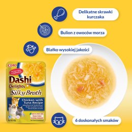 INABA CAT DASHI DELIGHTS SILKY CHICKEN CHEESE 40g