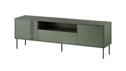 Szafka RTV EF TRESSE 180x40x54,5 zieleń mat