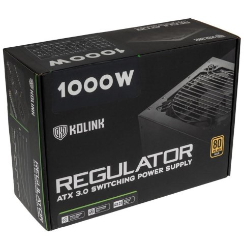 Kolink Regulator 80 PLUS Gold PSU, ATX 3.0, PCIe 5.0, modular - 1000 Watts