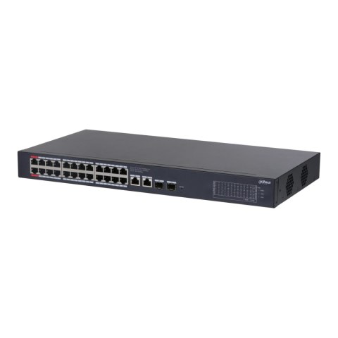 Switch zarządzalny Dahua CS4228-24GT-240 24x1GbE 2x1GbE uplink 2xSFP uplink PoE 240W