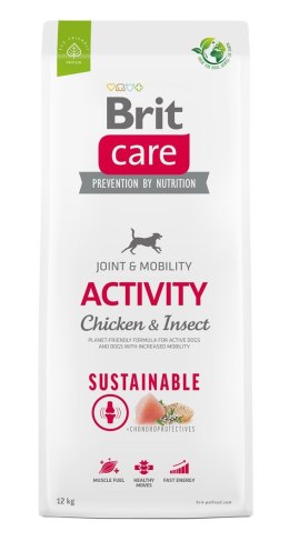 BRIT Care Dog Sustainable Activity Chicken & Insect - sucha karma dla psa - 12 kg