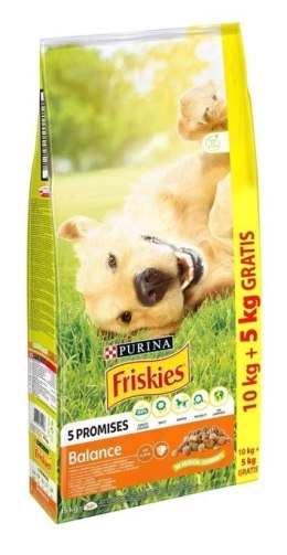 PURINA FRISKIES BALANCE Dog Chkn&Veg 10+5kg