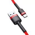 BASEUS KABEL USB DO USB-C CAFULE 2A 3M (CZERWONY)