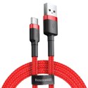 BASEUS KABEL USB DO USB-C CAFULE 2A 3M (CZERWONY)