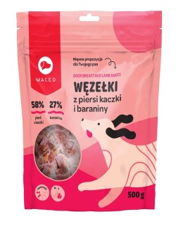 MACED Przysmak Węzełki z Kaczki i Baraniny 500g