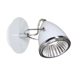 Lampa kinkiet OLIVER 1 Biały Chrom