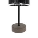 Lampa stołowa MILA 2 CZARNY SZARY