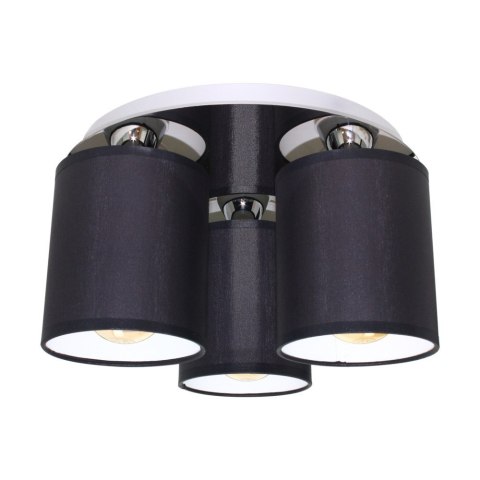 Lampa sufitowa MERIDA 3 CZARNY CHROM