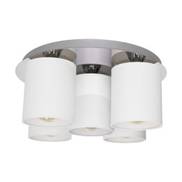 Lampa sufitowa MERIDA 5 Biały Chrom