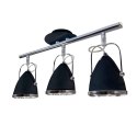 Lampa sufitowa OLIVER 3 CZARNY CHROM