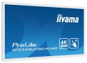 IIYAMA Monitor 55 cali TF5539UHSC-W1AG IPS,24/7,4K,IP54,500cd,7H,POJ.15p,LAN