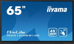 IIYAMA Monitor interaktywny 65 cali TE6512MIS-B1AG INFRARED,40pkt,IPS,4K,,7H,WiFi