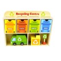 TOOKY TOY Drewniane Centrum Recyklingu Edukacyjny Sorter