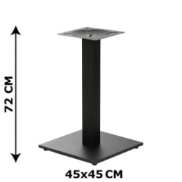 Podstawa stolika SH-2011-2/B, 45x45 cm (stelaż stolika), kolor czarny