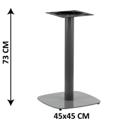 Podstawa stolika SH-3050-2/A, 45x45 cm, (stelaż stolika), kolor aluminium