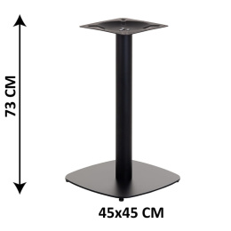 Podstawa stolika SH-3050-2/B, 45x45 cm, (stelaż stolika), kolor czarny