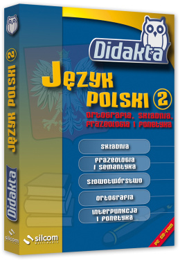 Didakta - Multilicencja nieograniczona czasowo - Język polski 2 - Ortografia, składnia, frazeologia i fonetyka dla SP