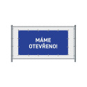 Baner ogrodzeniowy - motyw jestesmy otwarci