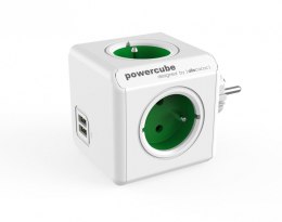 Allocacoc Rozgałęziacz PowerCube Original USB 2202GN/FROUPC Zielony