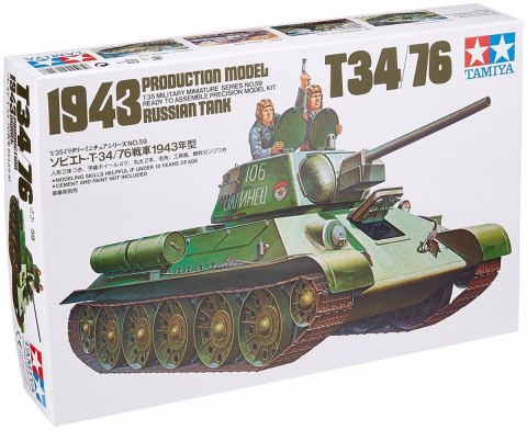 Tamiya Russian T34/76 1943 Tank