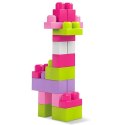 Mega Bloks Klocki 60 elementów torba różowa