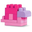 Mega Bloks Klocki 60 elementów torba różowa