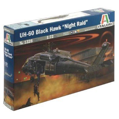 Italeri Model plastikowy UH-60/MH60 Black Hawk Night Raid