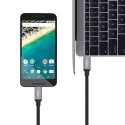 AUKEY CB-CD5 nylonowy kabel USB C - USB C | 1m | 5 Gbps | 5A | 60W PD | 20V