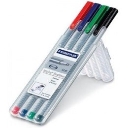 CIENKOPISY STAEDTLER TRIPLUS FINELINER 4 KOLORY