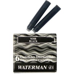 NABOJE ATRAMENTOWE WATERMAN INTERNATIONAL CZARNE (6)